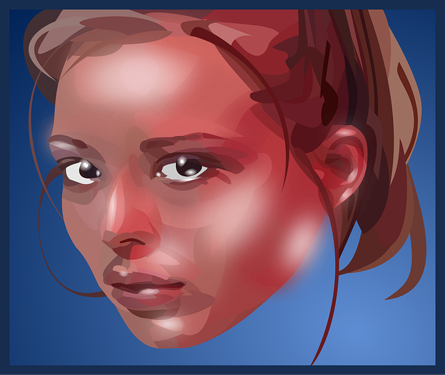 Free Digital Portrait Woman vector and picture