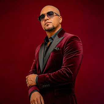 Hombre, Traje, Posando, Gafas, Elegante