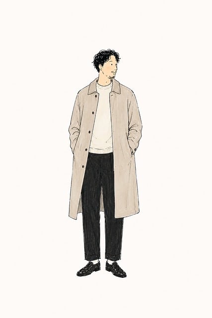 Free fashion drawing man illustration