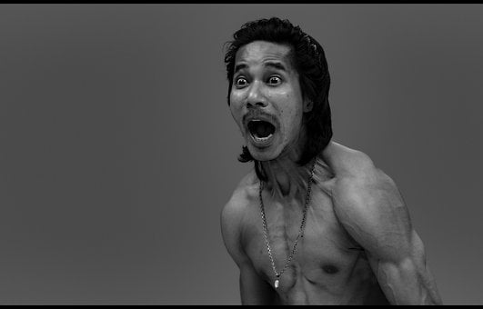 Free Expression Black And White photo and picture