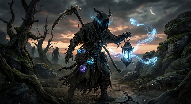 Free Grim Reaper Soul Collector photo and picture