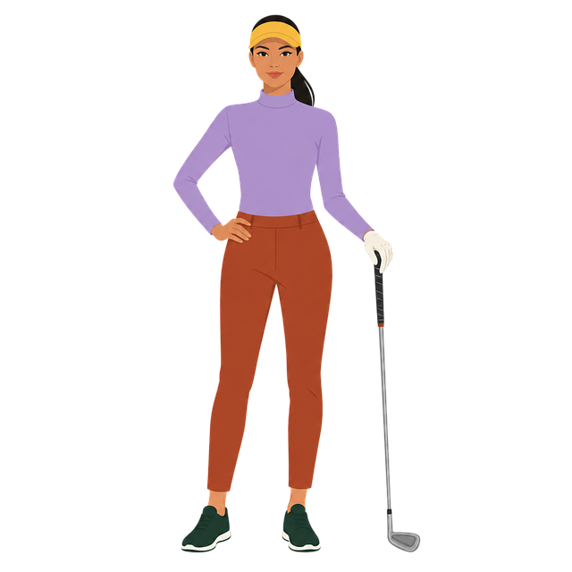 Free golf golfer woman vector