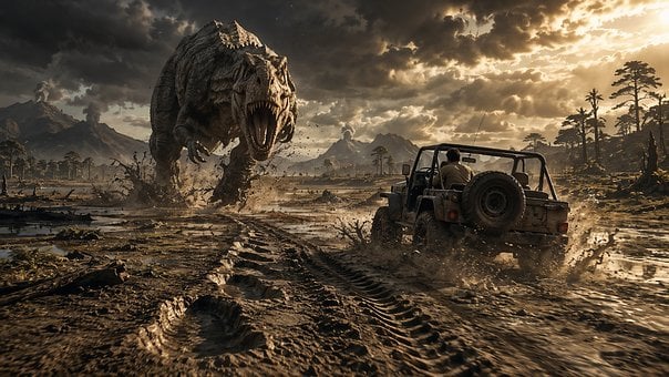 Free Dinosaur T-Rex illustration and picture
