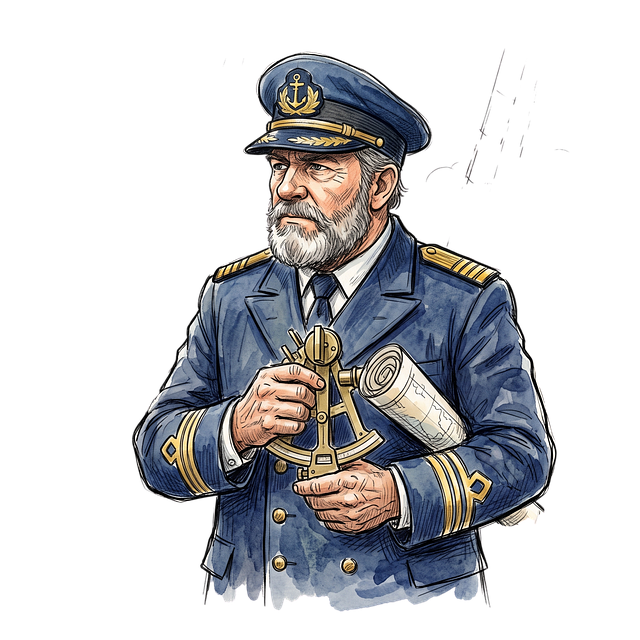 Free captain naval officer captain's hat illustration