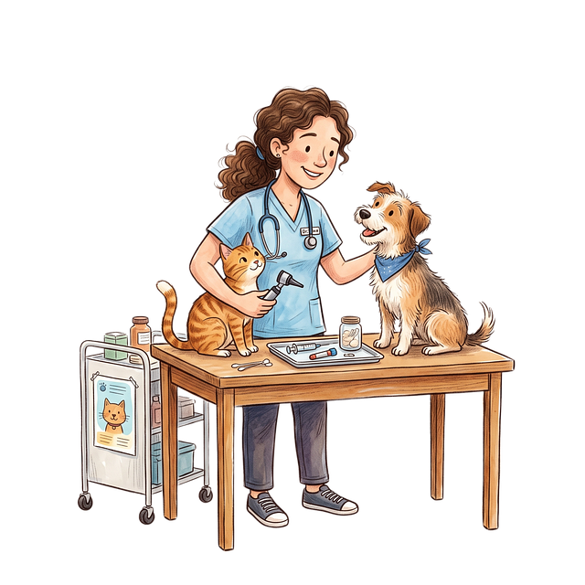 Dyrlæge, Hund, Kat, Bord, Medicinsk Vogn