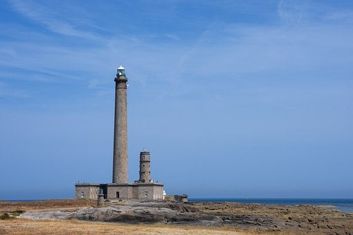 Leuchtturm, Horizont, Frankreich