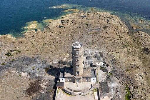 Leuchtturm, Küste, Felsig, Meer