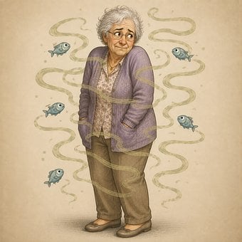 Free Caricature Odor illustration and picture