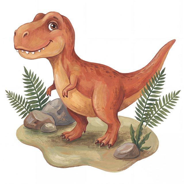Dinossauro Fofo, T-Rex Desenho Animado