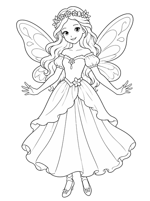 Free Fairy Cartoon Character illustration and picture