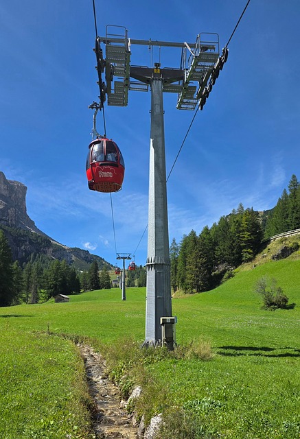 Seilbahn, Berge, Sommer, Alpen