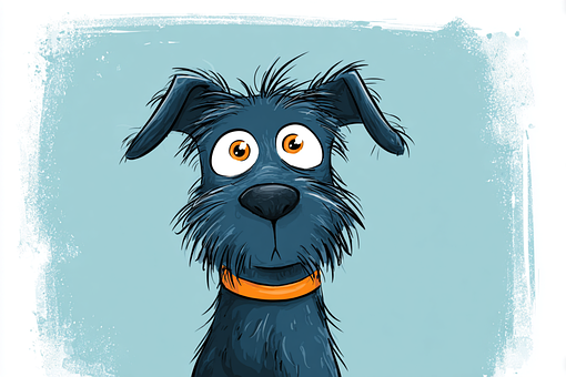 Free Funny Dog illustration and picture