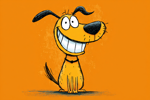 Free Funnydog Cute illustration and picture