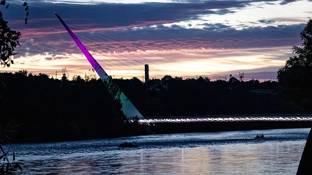 Free Bridge River photo and picture