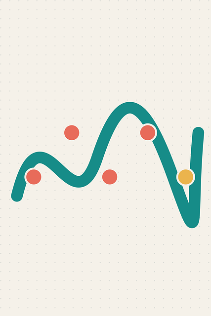 Free graph data visualization vector