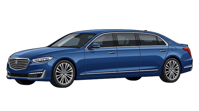Free limousine luxury car vehicle illustration