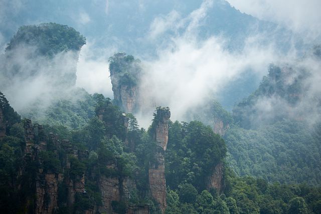 Free Mountains Fog photo and picture