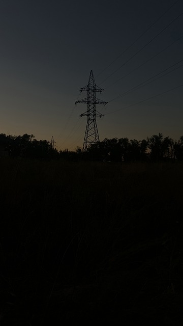 Free Power Lines Transmission Tower photo and picture