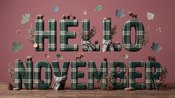 Free November Autumn illustration and picture