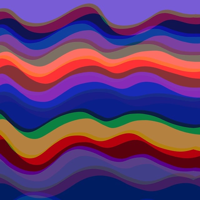 Free pattern neon psychedelic illustration