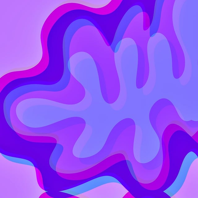霓虹, 迷幻, 图案, 多彩的, 背景, 艺术的, 设计, 波浪, 粉红色