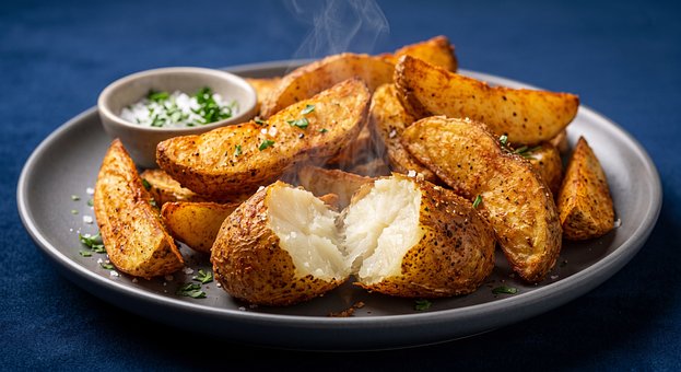 Ofenkartoffeln, Kartoffelspalten