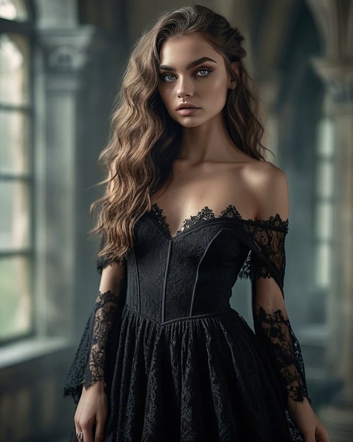 Free Gothic Dress illustration and picture
