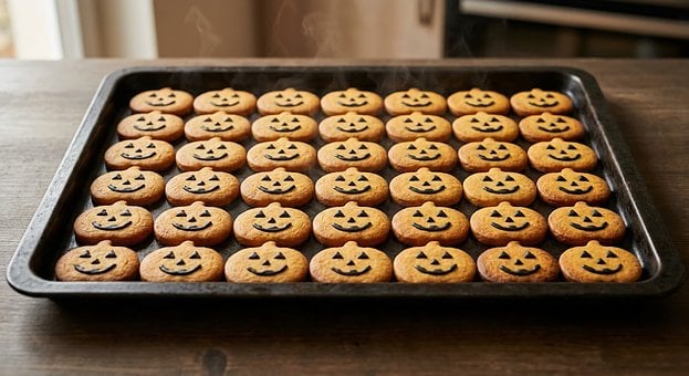 Halloween, Perníčky S Dýní, Sušenka