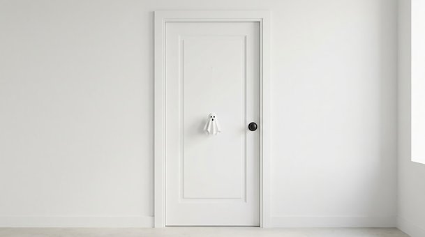 Bílý, Dveře, Interiér, Minimalistický