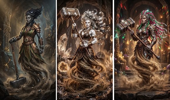 Fantasie, Dschinn, Charakter, Frau