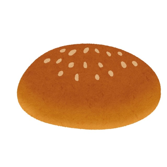 Download free HD stock image of Sesame Bun Wheat Flour Free sesame bun wheat flour pastry illustration