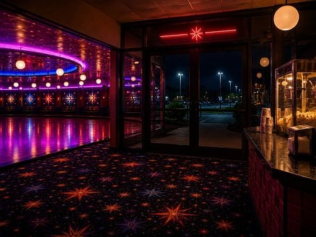 Free Roller Rink Retro Aesthetic illustration and picture