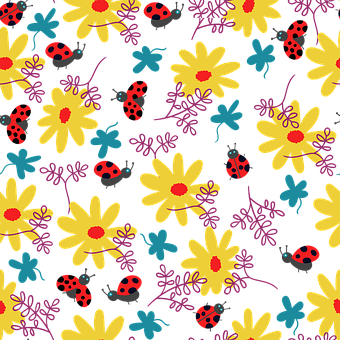 Flori, Buburuze, Flori Galbene, Fluturi