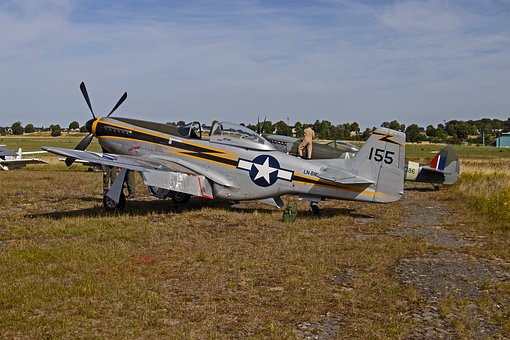 Free Airplane Mustang photo and picture