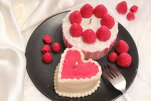 Free Candle Raspberry photo and picture