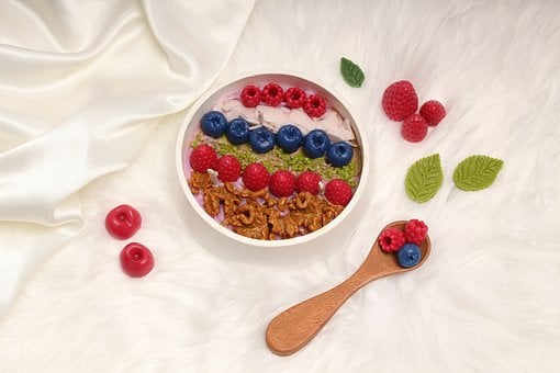 Free Porridge Raspberries photo and picture