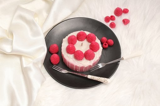 Free Candle Raspberries photo and picture