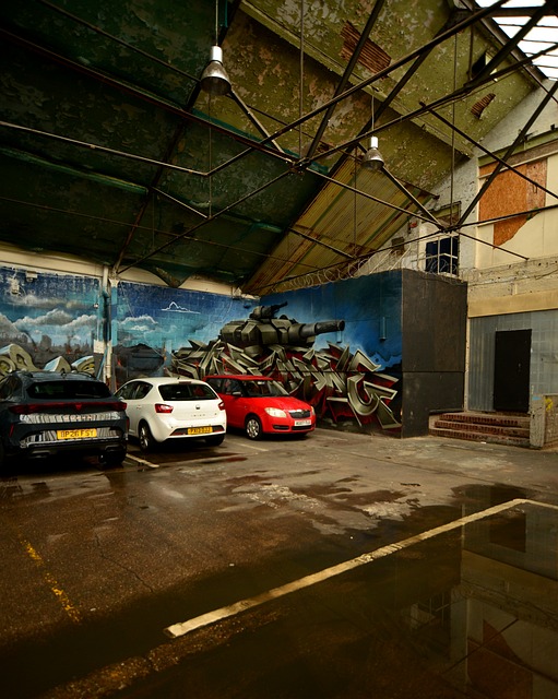 Streetart, Nicht Überdachte Garage