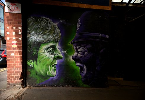 Straßenkunst, Graffiti, Politik, Grün