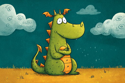 Free Dragon Cartoon illustration and picture