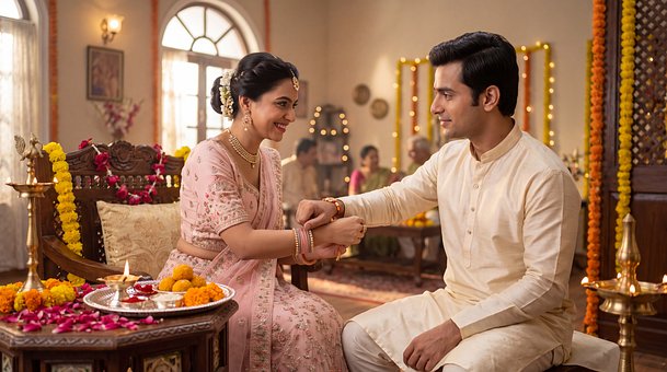 Raksha-Bandhan, Indische-Kleidung