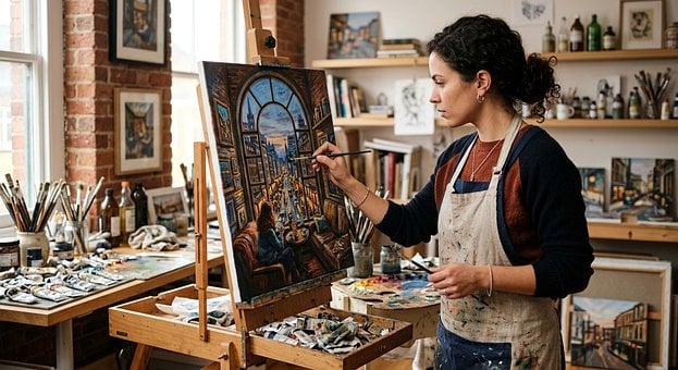 Free Art Studio Painter illustration and picture