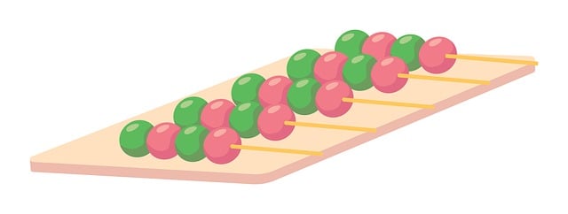 Free dessert traditional colorful illustration