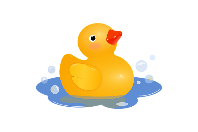 Free duck yellow rubber duck illustration