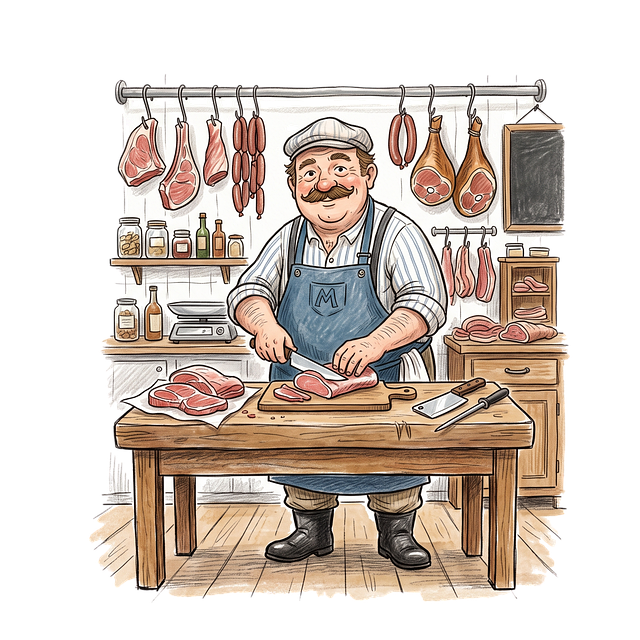 Fleischer, Fleisch, Traditionell, Theke