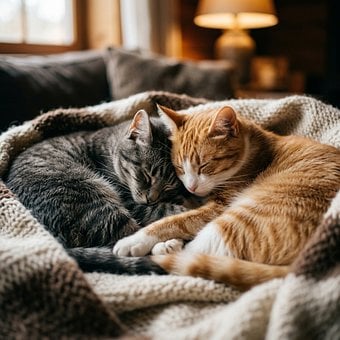 Free Cats Fuzzy Blanket photo and picture