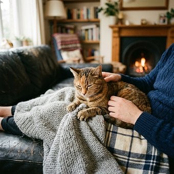 Free Cat At Home photo and picture