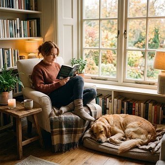 Free Reading Living Room photo and picture