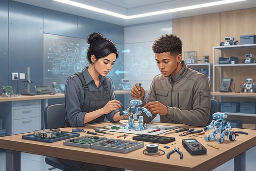 Free Robot Electronics illustration and picture