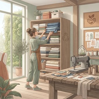 Free Sewing Workshop illustration and picture